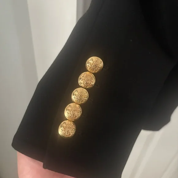 Veronica Beard Black Miller Dickey Jacket - Size 16 - Picture 3 of 3